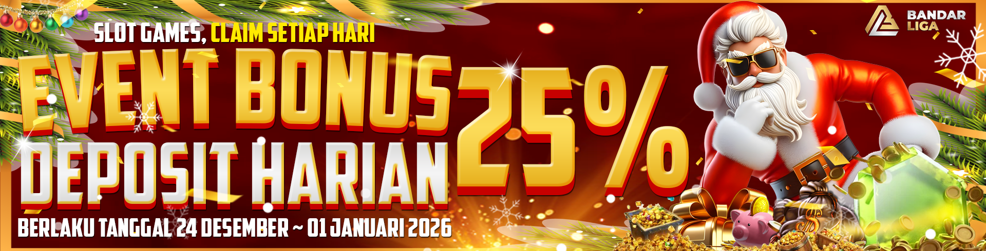 BoNUS HARIAN 25%