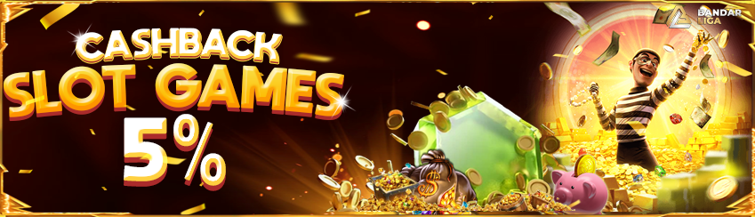 BONUS CASHBACK SLOT GAMES 5%