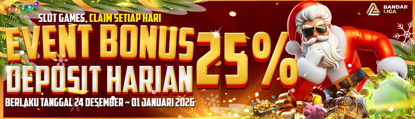 BONUS HARIAN 25%